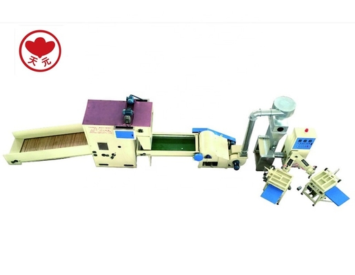 Machine de remplissage de l'oreiller ZXJ-380 et lame KBJ-1 cardant et ouvreur de machine de remplissage, machine d'oreiller de remplissage de fibre de boule de polyester